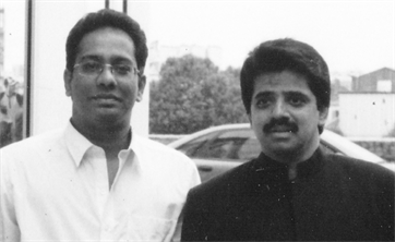 With Playback Singer Srinivas in France