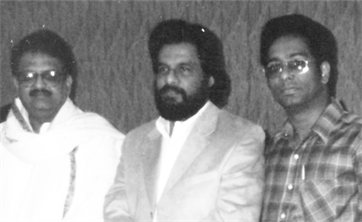 With Singer Yesudas and Singer SPB 